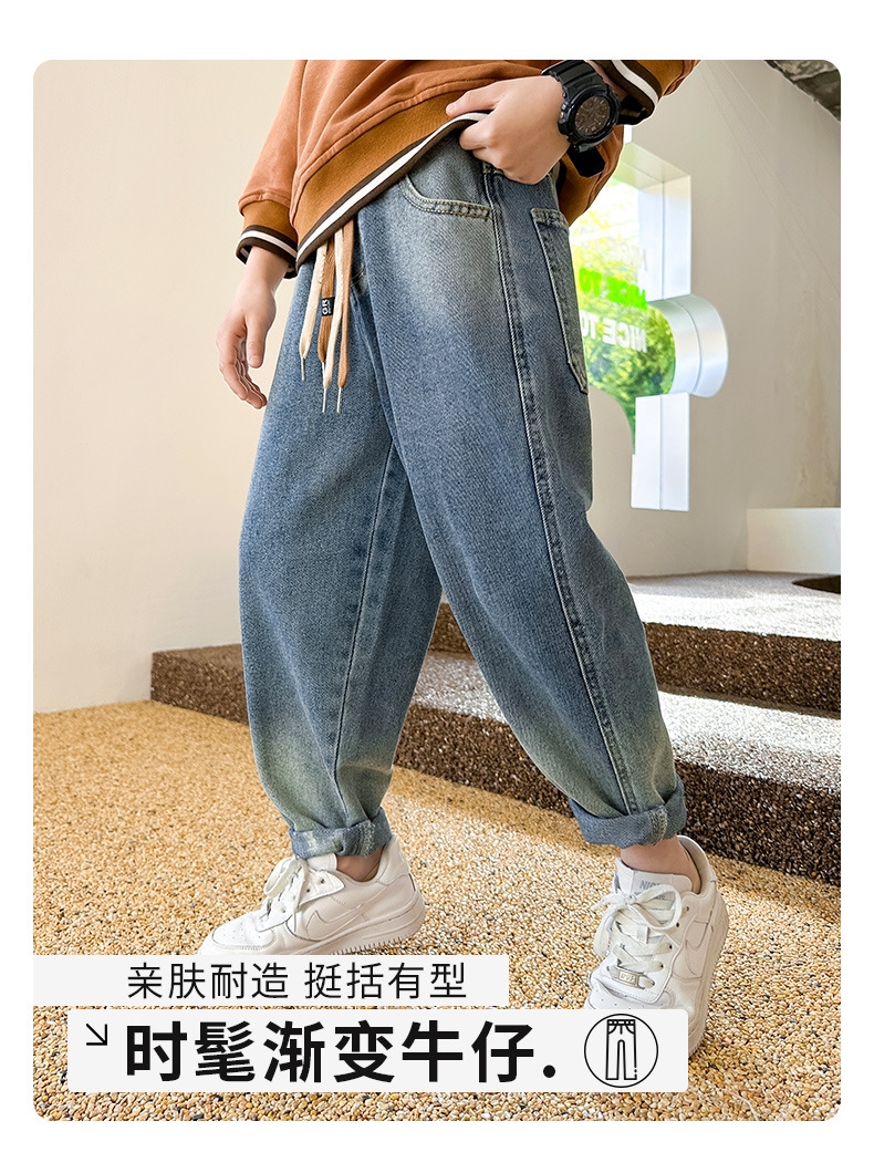 Джинсы для мальчиков Z903-1 оптом из Китая