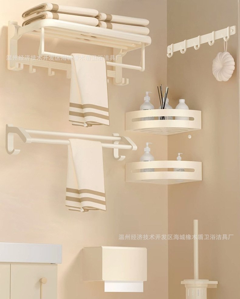 Набор для ванной комнаты из кремового алюминия оптом