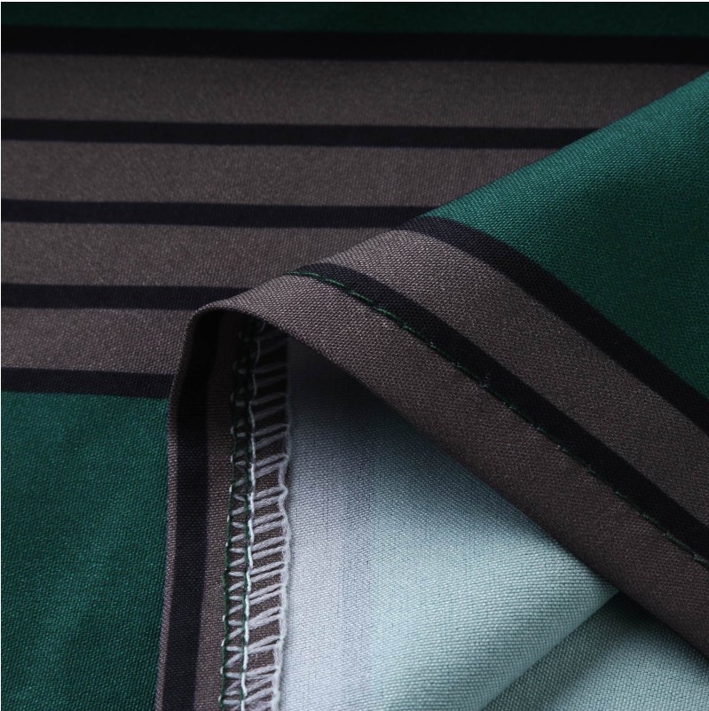 Летний длинный халат с капюшоном и полосатым принтом оптом из Китая