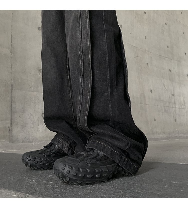 Мужские джинсы осенние прямые широкие штаны оптом из Китая