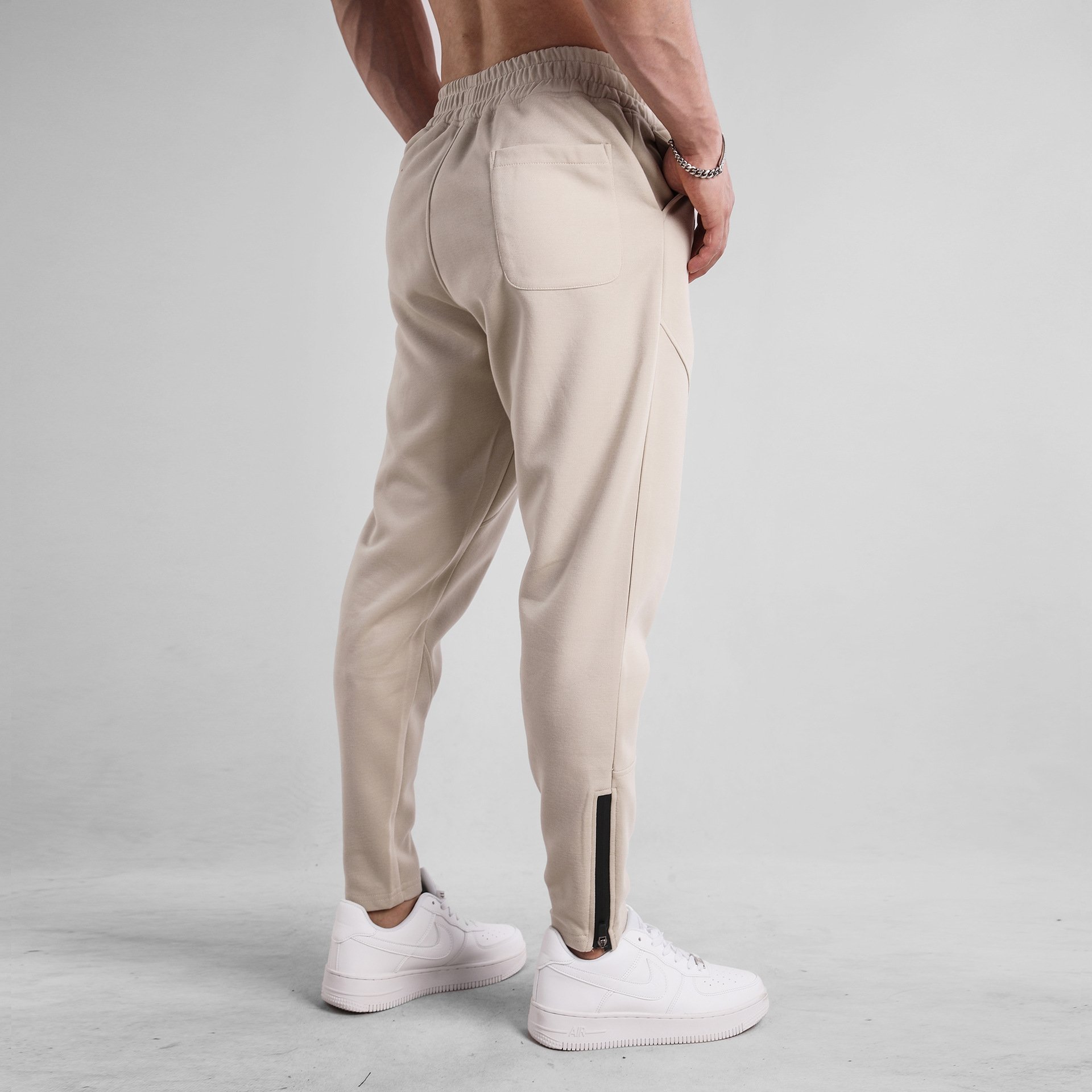 Мужские спортивные брюки с завышенной талией оптом из Китая