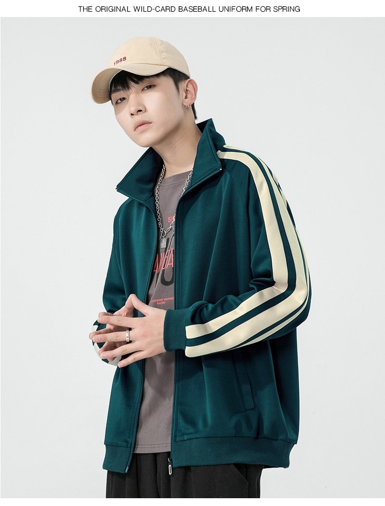 Весенняя куртка с молнией и стойкой оптом из Китая