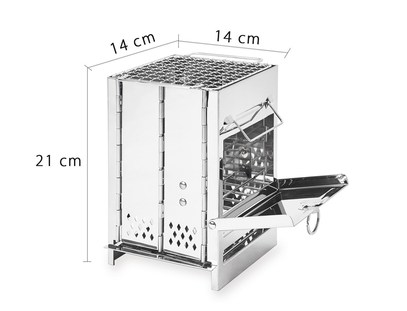 Портативный мангал из нержавеющей стали оптом