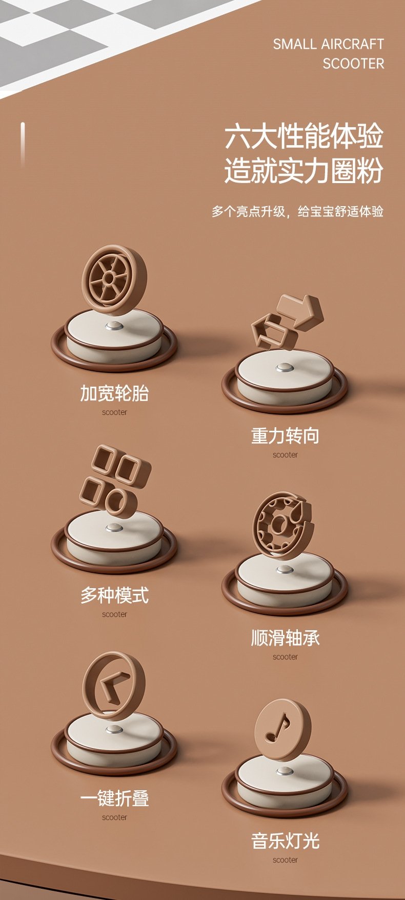 Детский складной самокат оптом