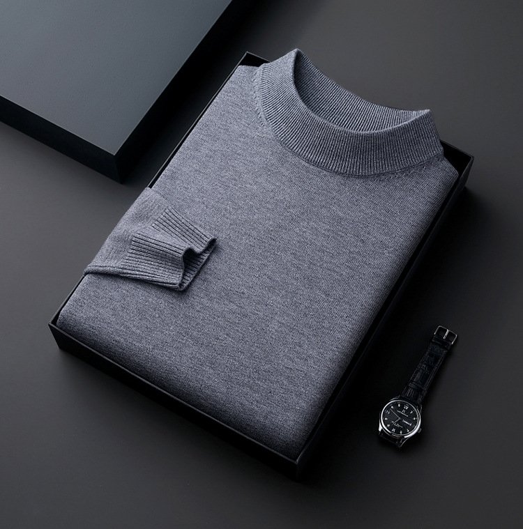 Мужской свитер с высоким воротником оптом