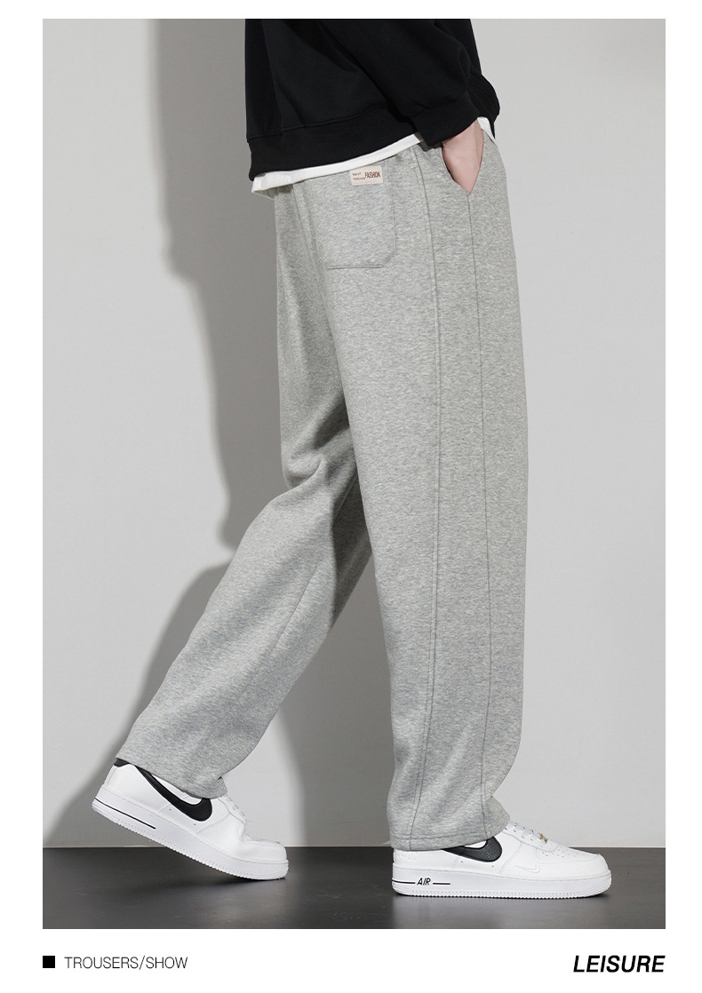 Мужские длинные брюки с прямыми штанинами оптом из Китая