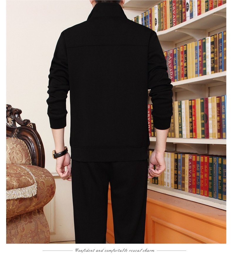 Мужской спортивный костюм с длинными штанами и свитшотом оптом из Китая