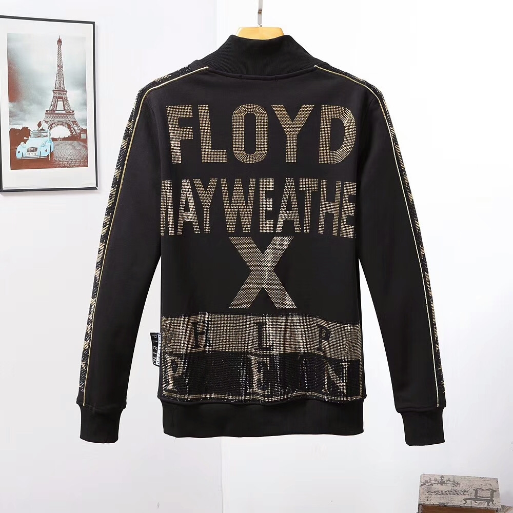 Мужской спортивный костюм с камнями и буквами на молнии оптом из Китая