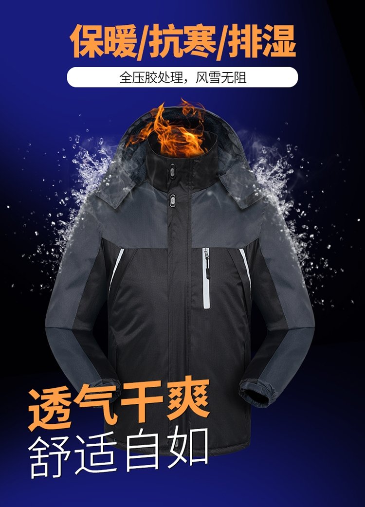 Мужская зимняя рабочая куртка с утеплением оптом из Китая