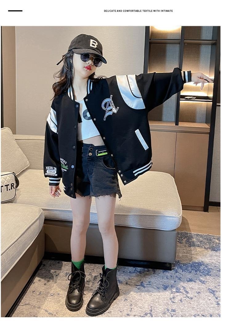 Детская весенняя куртка для девочек оптом из Китая