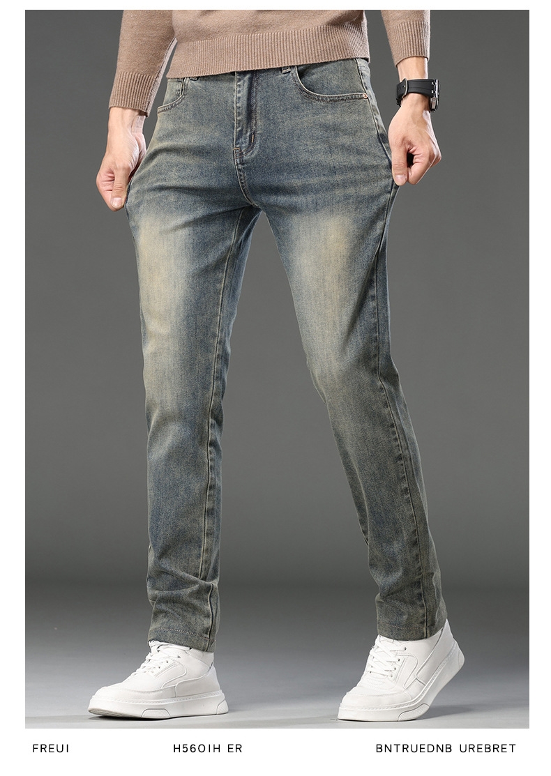 Мужские джинсы весна-осень 2024 оптом из Китая