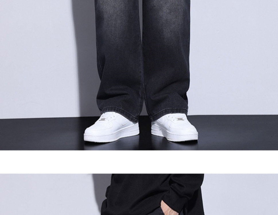 Мужские джинсы черного цвета оптом из Китая