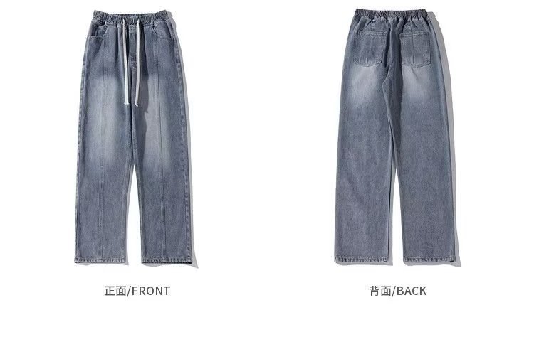 Джинсы мужские ретро-стиль прямые широкие брюки оптом из Китая