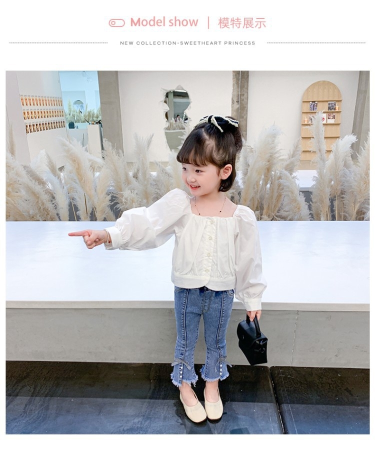 Детские джинсы с бабочкой оптом из Китая