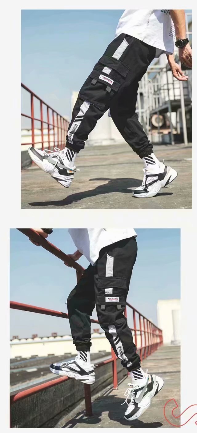 Мужские широкие джинсы в стиле ханбок с вышивкой оптом из Китая