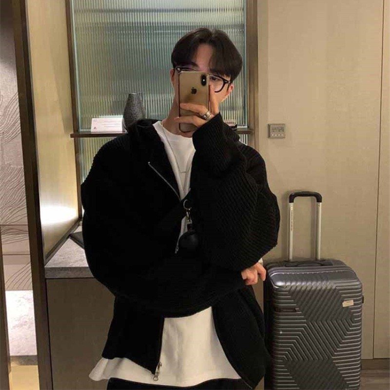 Мужской свитер с капюшоном оптом