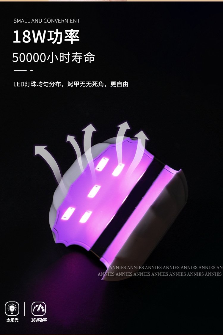 Миниатюрная лампа для гель-лака UV/LED оптом