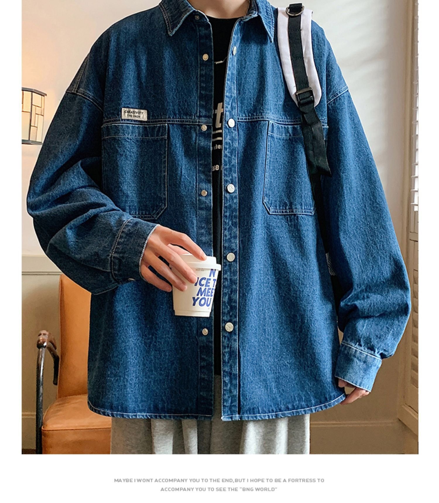 WASSUP NEST мужская куртка весна-осень новый стиль оптом из Китая