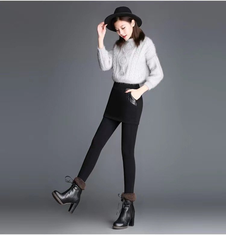 Женская зимняя юбка-платье с утеплением оптом из Китая