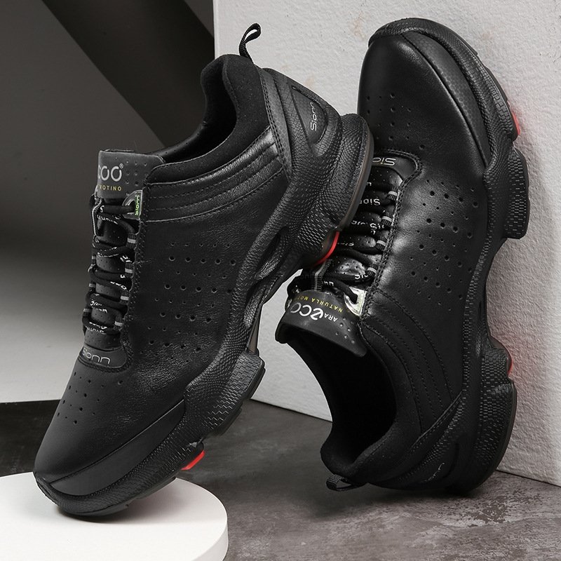 Мужские кожаные кроссовки ARAECOO оптом