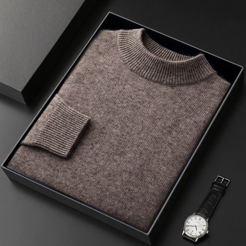 Мужской свитер из 100% чистой козьей шерсти оптом из Китая