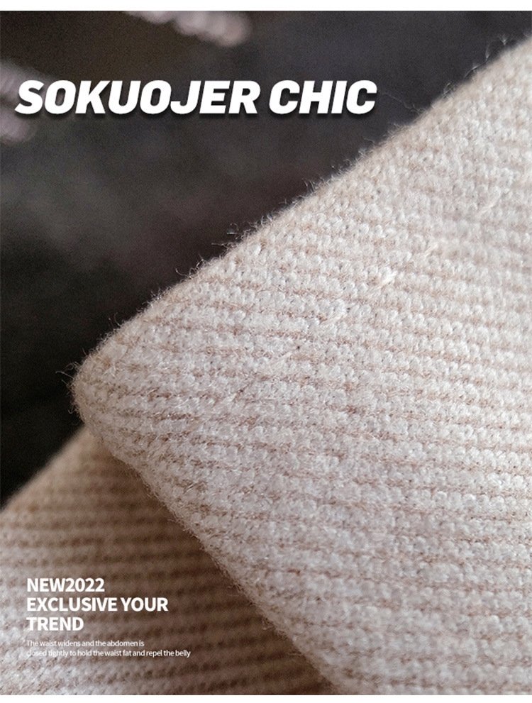 Женская юбка-плиссировка осенне-зимняя новинка из плотной шерсти с высокой посадкой, черного цвета, подчеркивающая стройность, большой размер A-силуэт оптом из Китая