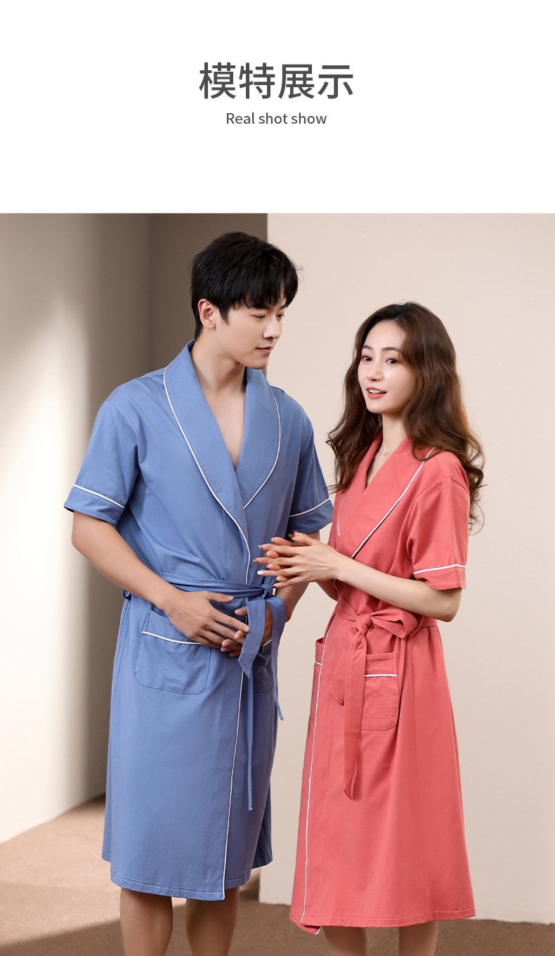 Мужской халат для сна и ванной комнаты из модального хлопка оптом