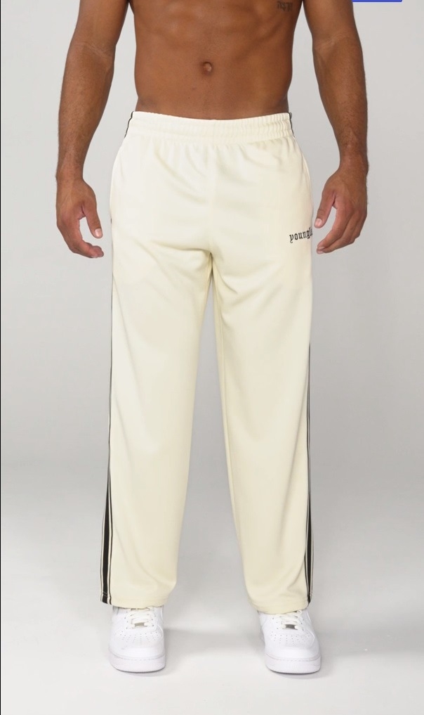 Повседневные мужские брюки с полосками и вышивкой оптом из Китая