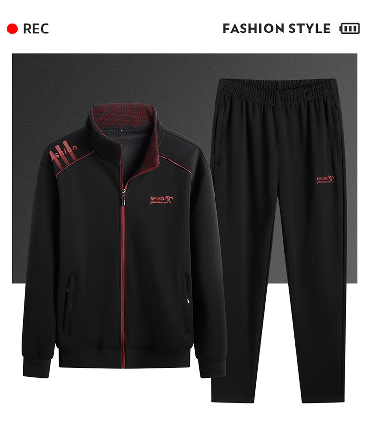 Мужской спортивный костюм с длинными штанами и свитшотом оптом из Китая