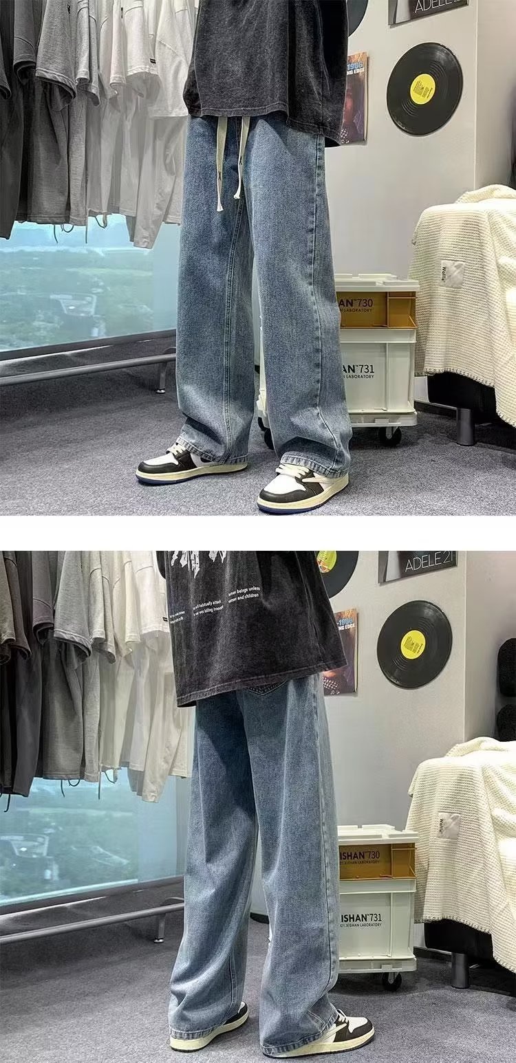 Мужские джинсы в стиле американского вайба оптом из Китая