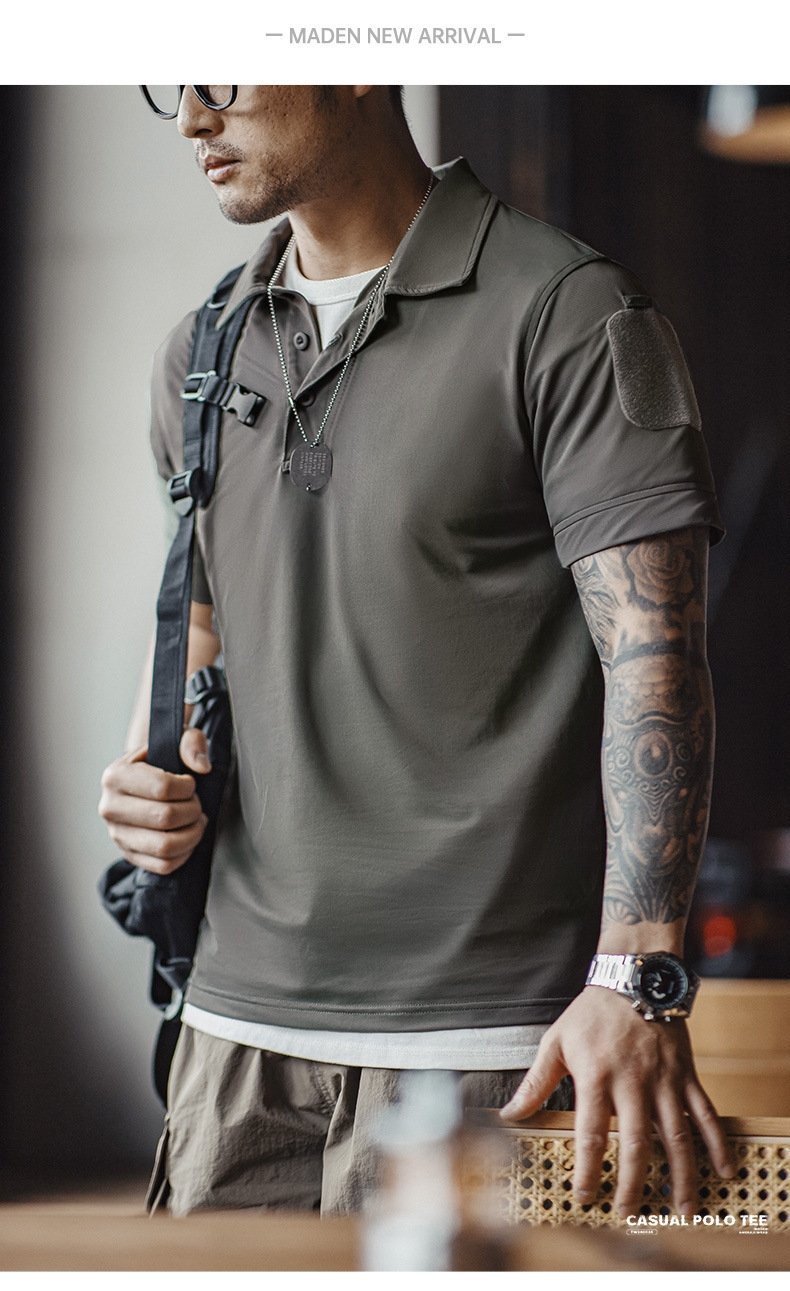 Мужская футболка поло с коротким рукавом оптом