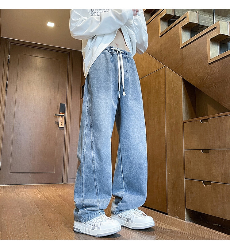 Джинсы мужские в стиле Хонконг весна оптом из Китая