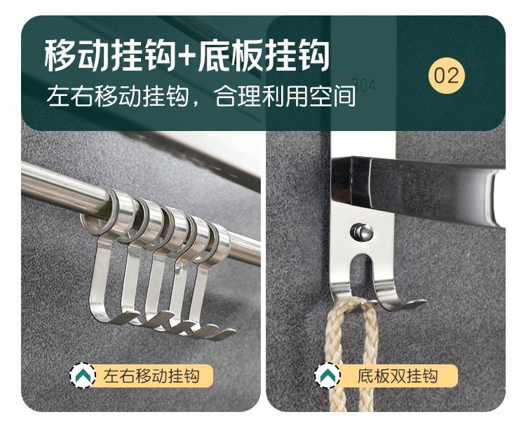 304 нержавеющая сталь полка для полотенец в ванной комнате оптом