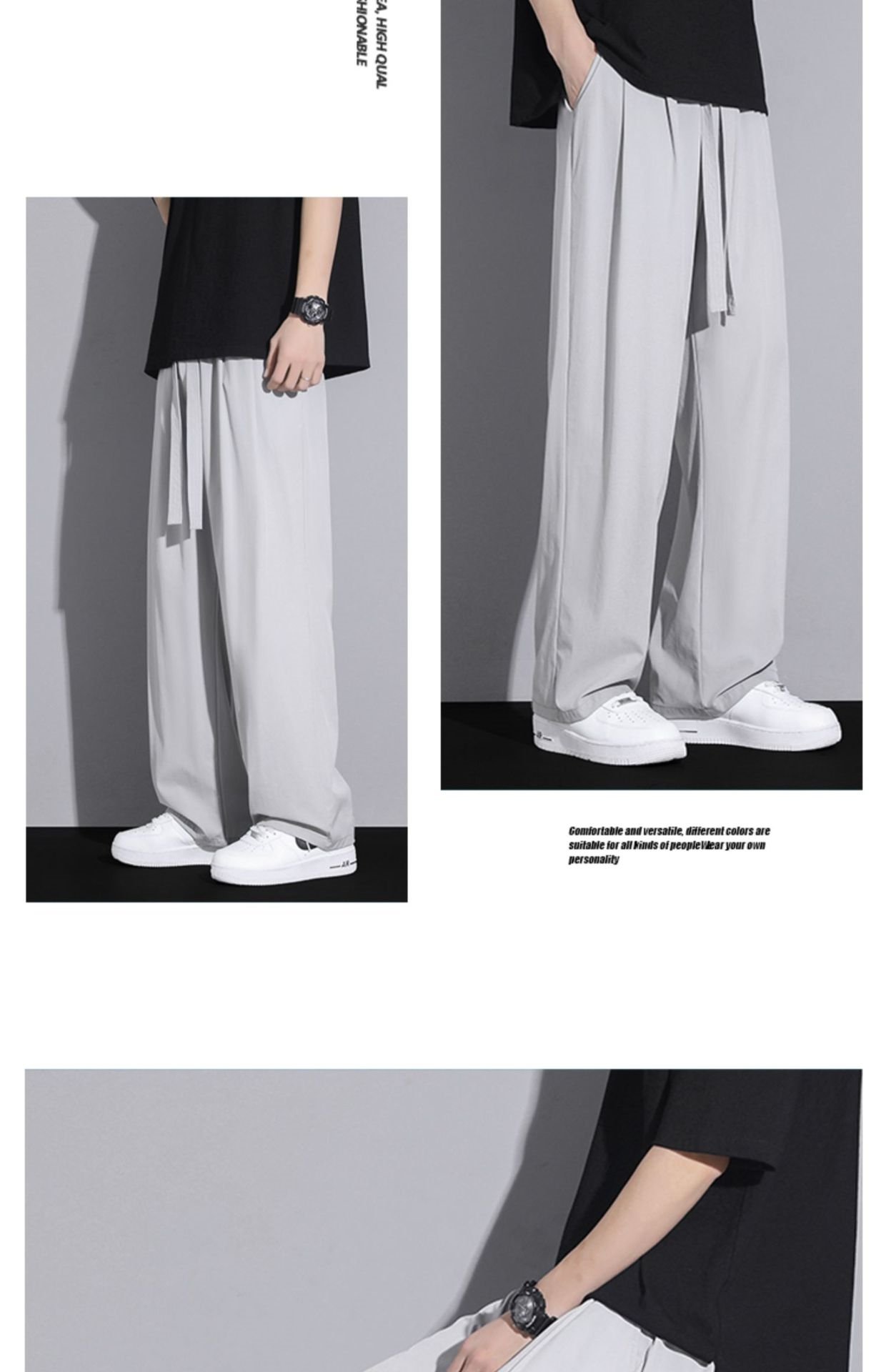 NASA мужские летние широкие брюки 2024 оптом из Китая