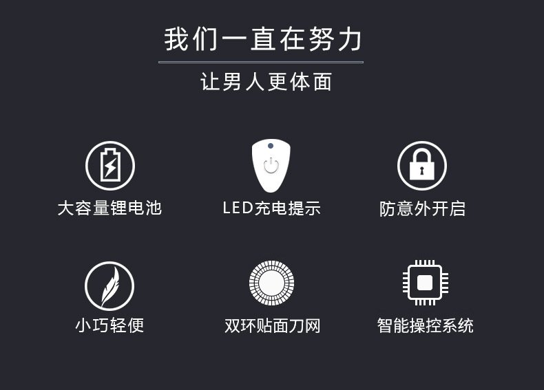 Фейхонг FH012 миниатюрный портативный электрический бритвенный станок для стрижки волос оптом из Китая