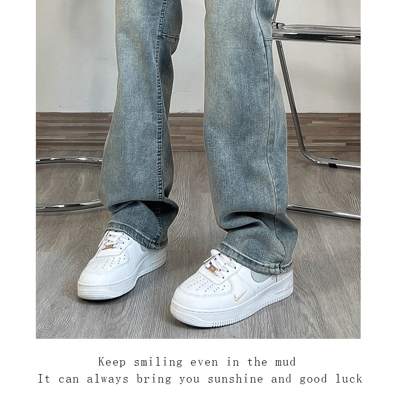 Мужские джинсы прямого кроя в стиле Хайстрит оптом из Китая