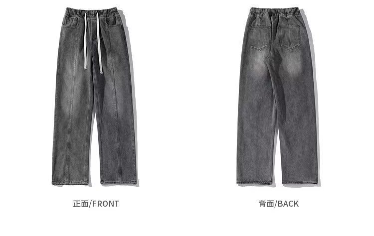 Джинсы мужские ретро-стиль прямые широкие брюки оптом из Китая