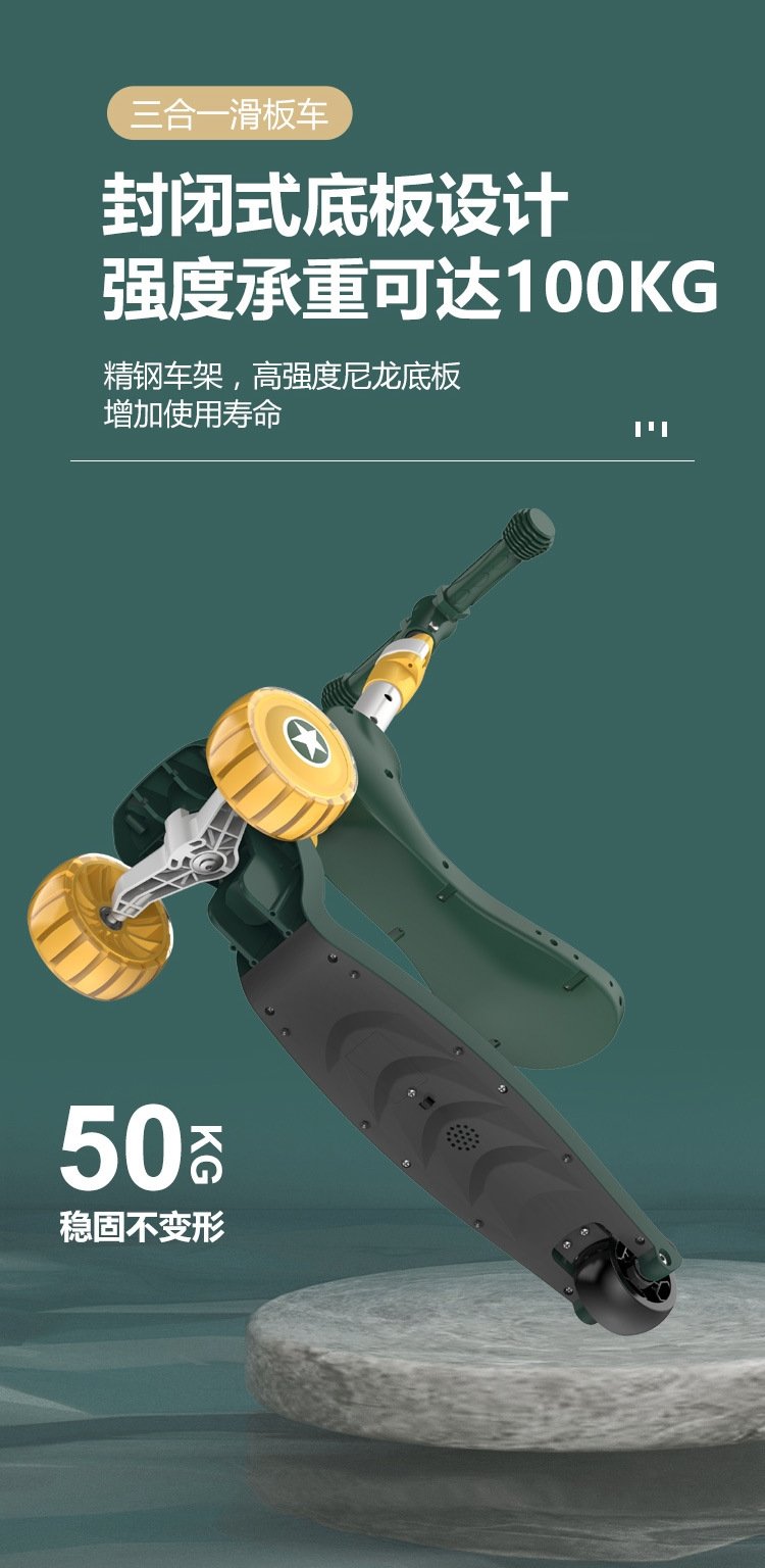 Детский трехколесный самокат оптом