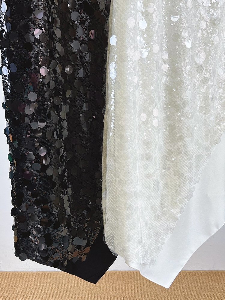 Вечерняя юбка с блестками и разрезом оптом из Китая