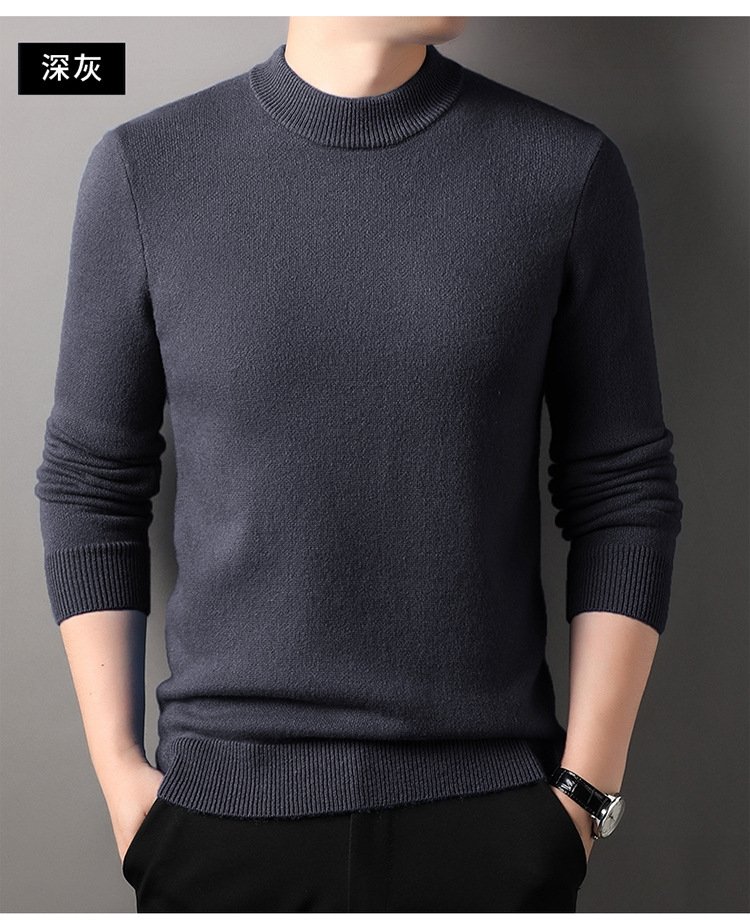 Мужской свитер из овечьей шерсти оптом