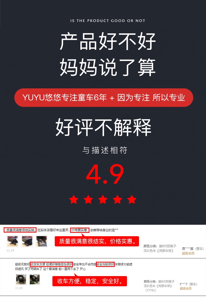 Детская коляска YUYU 8 в розовом золоте оптом из Китая