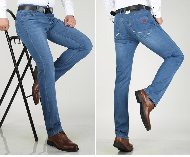 Мужские джинсы высокой посадки оптом из Китая