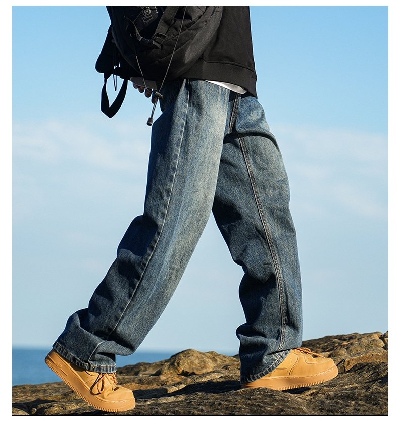 Мужские джинсы в стиле хайстрит 2024 оптом из Китая