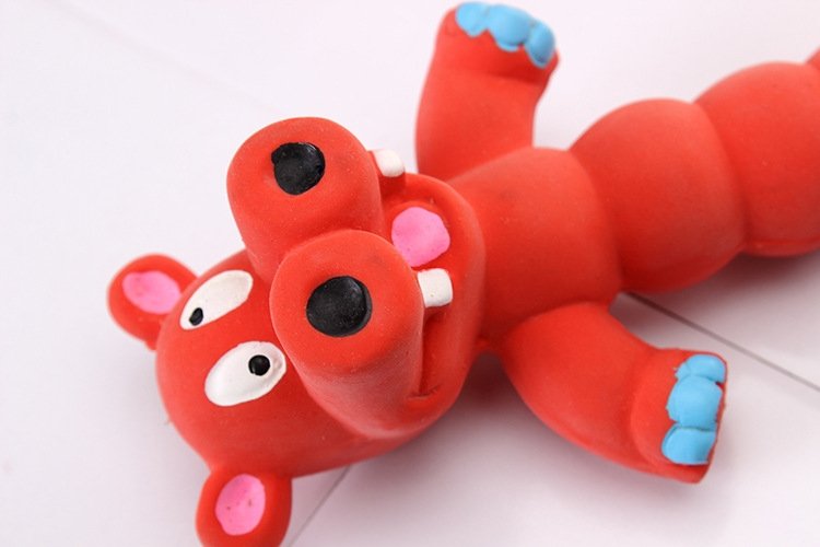 Резиновая игрушка для собак с пищалкой оптом из Китая