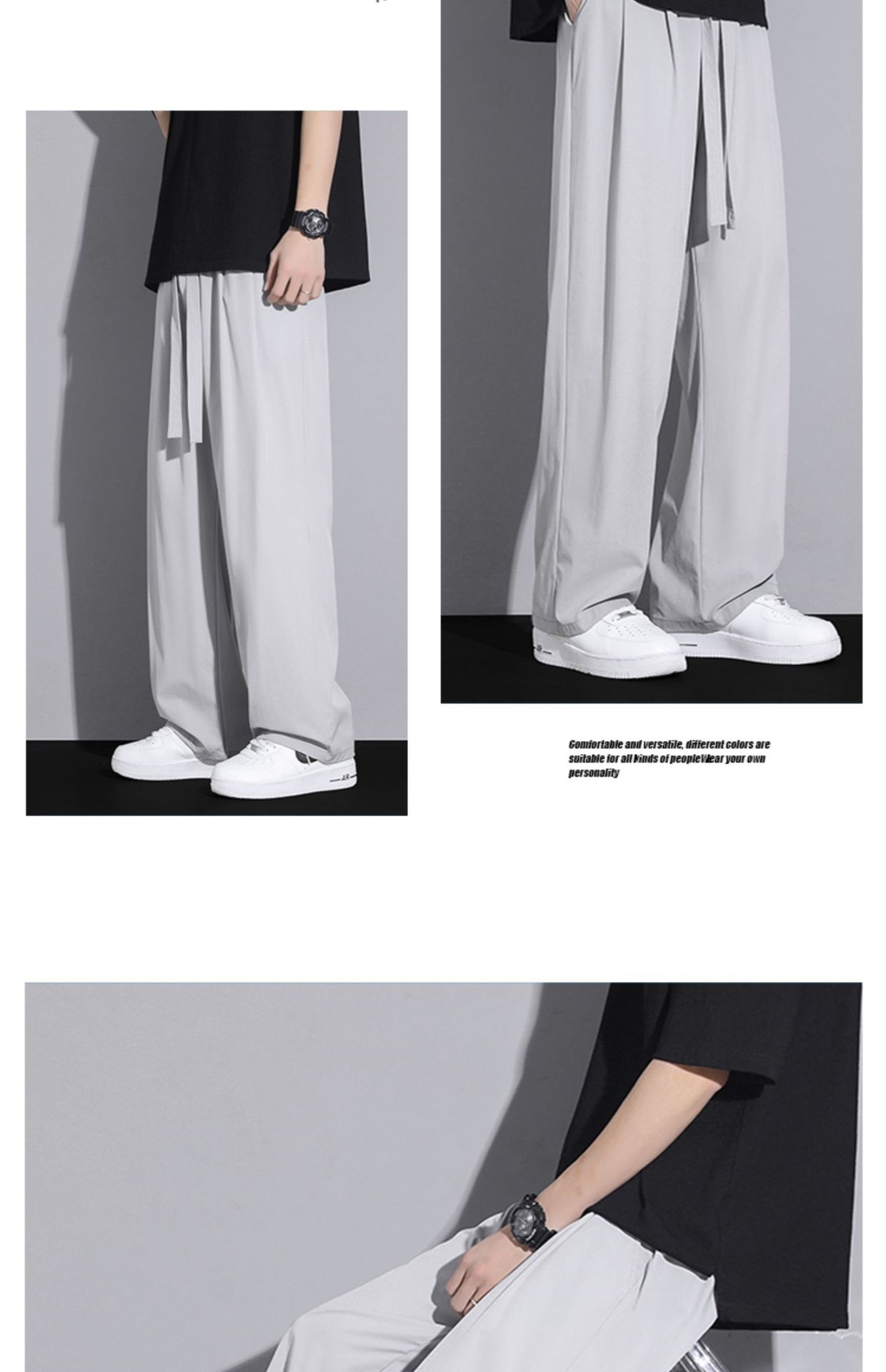 NASA мужские летние широкие брюки 2024 оптом из Китая