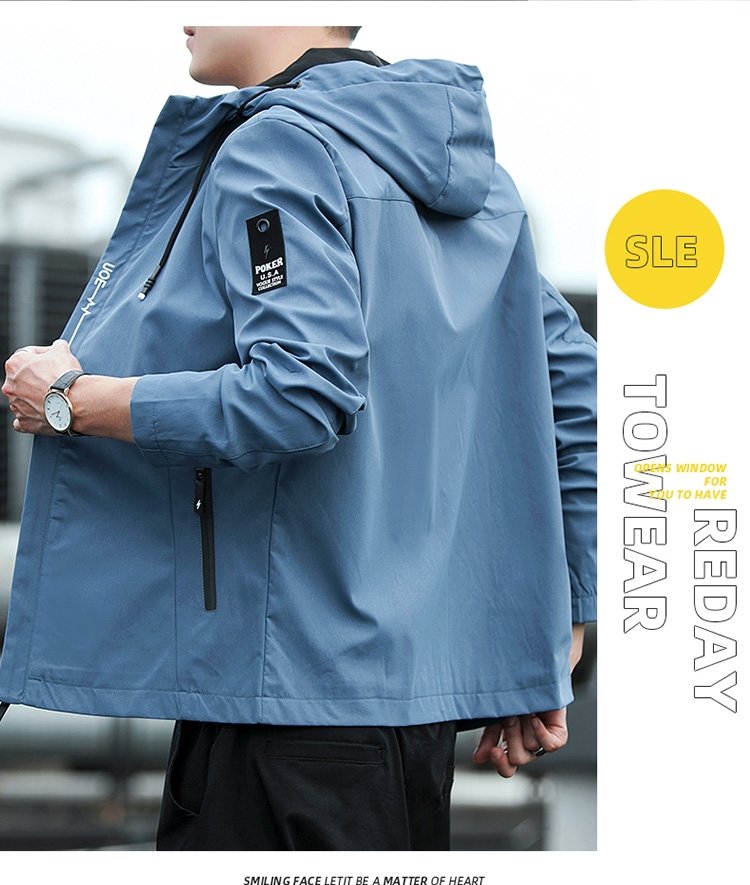 Мужская куртка 2024 весна новый корейский стиль оптом из Китая