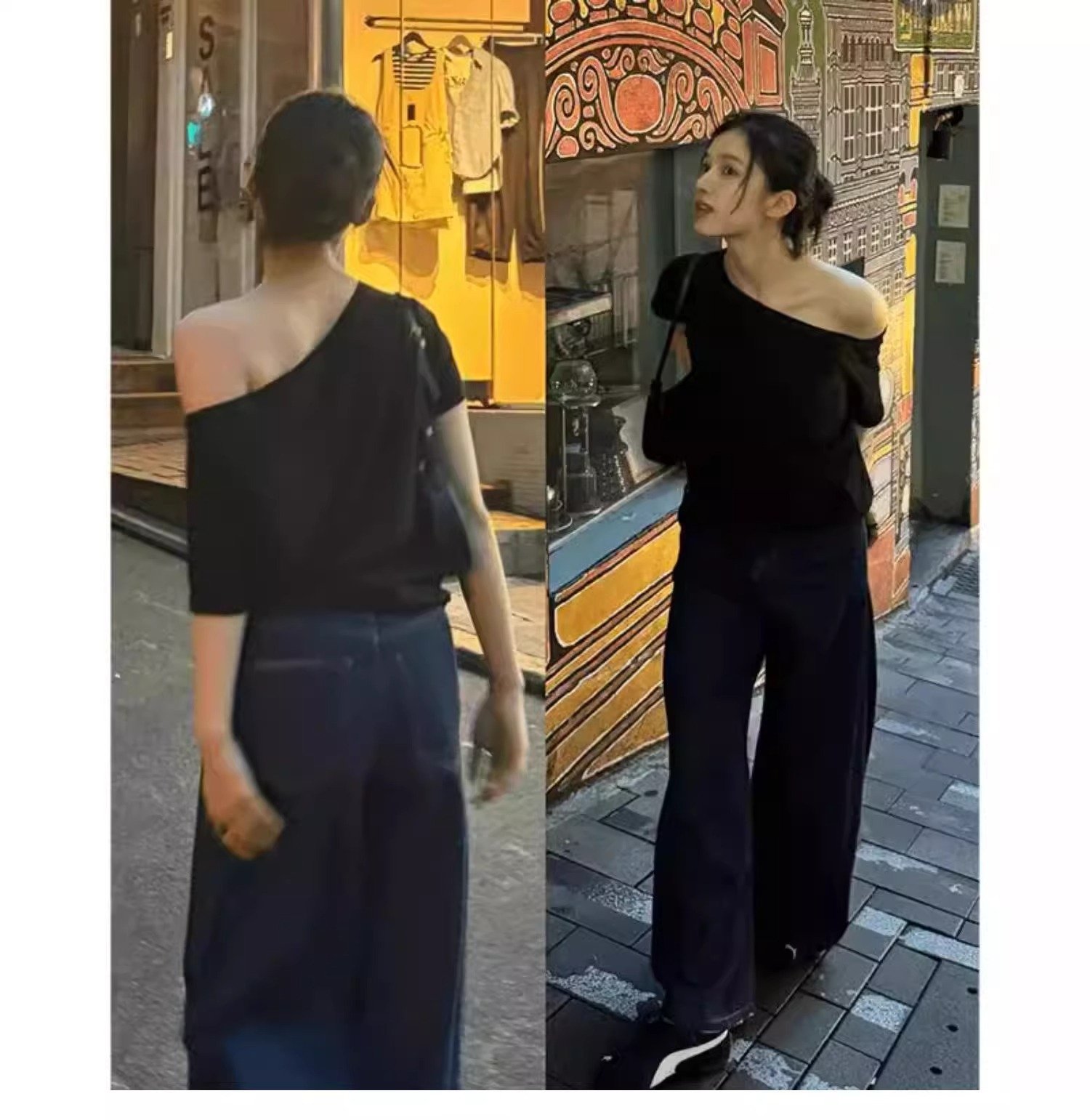 Женская футболка с открытым плечом и коротким рукавом оптом