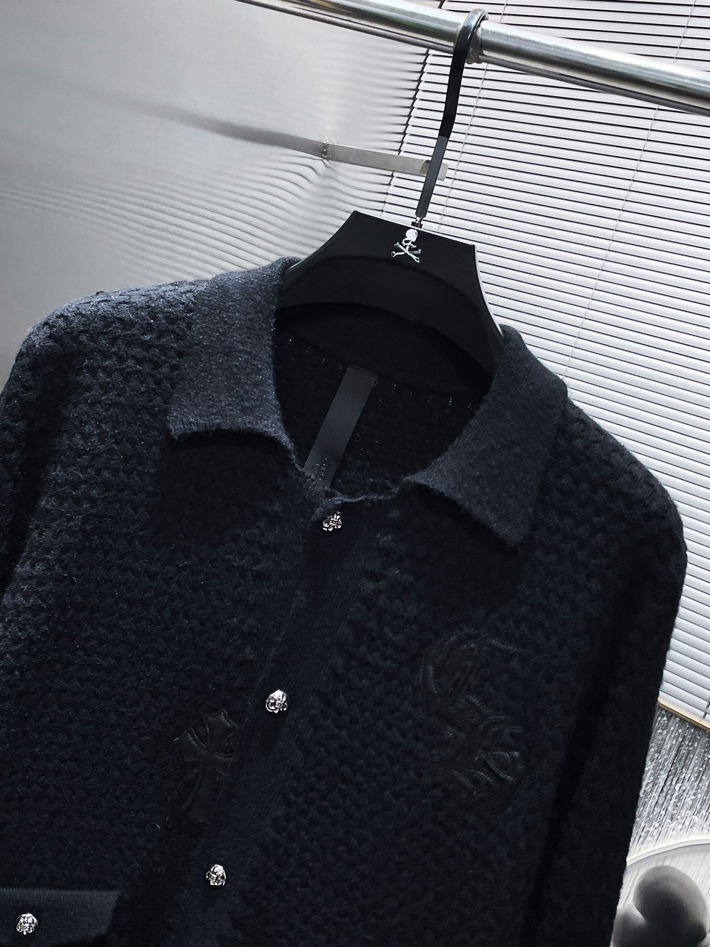 Худи-кардиган с воротником оптом