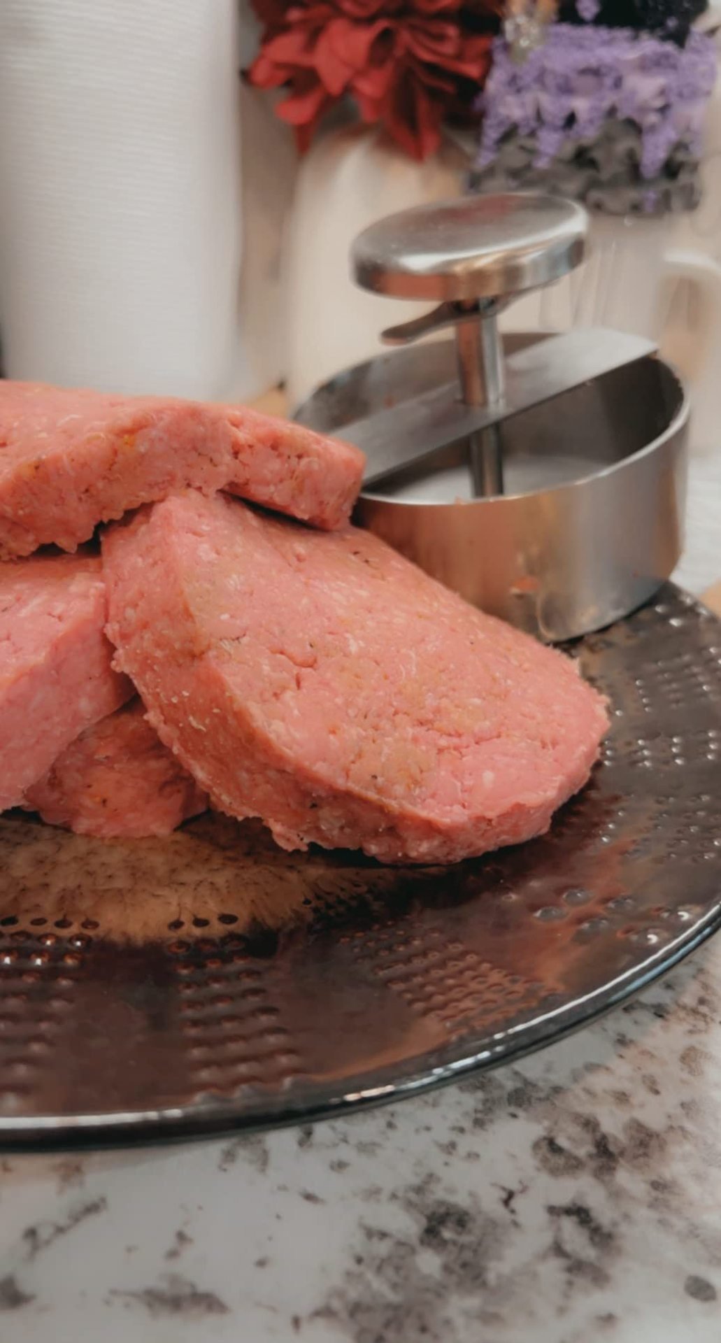 Ручной пресс для бургеров из нержавеющей стали 304 оптом