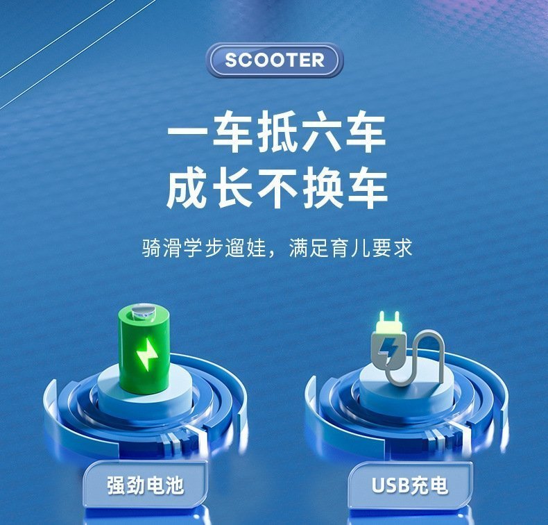 Детский электрический самокат оптом